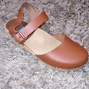 MIA Sofia Ankle Strap Clogs